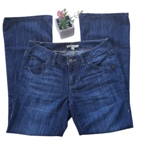 Cabi Y2K Flare Retro Womens Jeans Sz 2 Preppy Minimalist Dark Wash Classic Denim thumbnail 1
