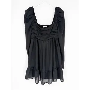 Abercrombie & Fitch Emerson‎ Black Mini Dress Women's M Cottagecore thumbnail 2