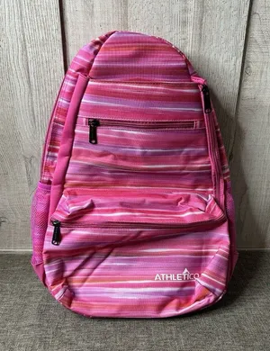 Athletico City Tennis Racquet Backpack Bag Holds 2 Rackets and Shoes Pickleball thumbnail 1