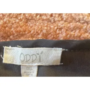 Oddy Embroidered Waist Tie Cupro Blend Black Women Long Sleeve Blouse Xl thumbnail 2