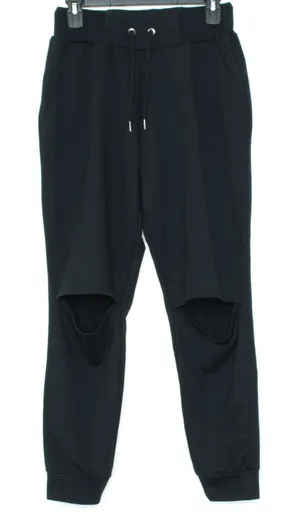 Sam Edelman Pants Jogger Pull On Y2K Streetwear Grunge Athleisure Black Medium thumbnail 1
