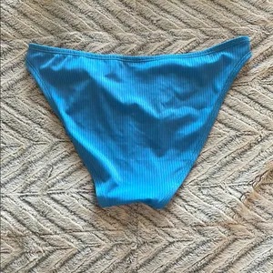 Wild Fable Womens Light Blue Ribbed Bralette‎ Bikini Set Size Small S 4-6 thumbnail 4
