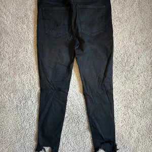 American Eagle Outfitters Black Ripped Skinny Jeans thumbnail 2