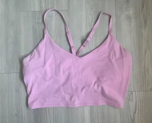 Athleta Sports Bra Pink Size L thumbnail 1