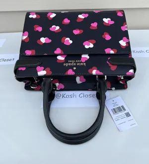 Kate Spade staci heart print medium satchel thumbnail 7