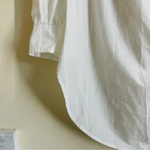 Maeve Off-Shoulder Relaxed Fit White Poplin Top Tantira size M thumbnail 8