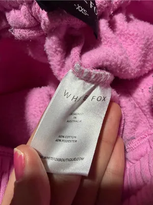 White fox boutique Pink Fleece Joggers vol 3 XXS thumbnail 10