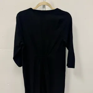 The Nines by HATCH Black 3/4 Sleeve Button-Front Maternity Crop‎ Jumpsuit Small thumbnail 8