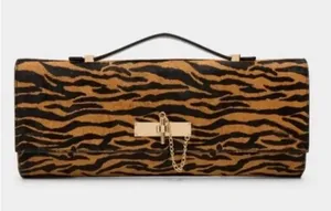 Aldo Tiger Print Brown & Black Top Handle/Crossbody Bag.NWOT thumbnail 1