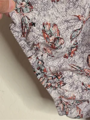 Maurices XXL Purple Floral Babydoll Dress Boho thumbnail 4