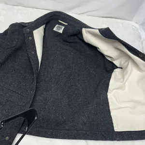 Women's Charcoal Wool Jacket Black Size M thumbnail 8