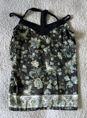 Free People Solstice Floral Satin Camisole Black Combo Size XS thumbnail 1