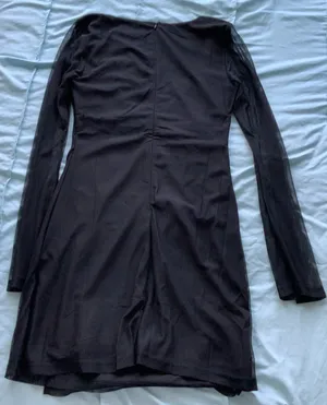 Martinez Long Sleeve Princess Polly Dress Black thumbnail 5