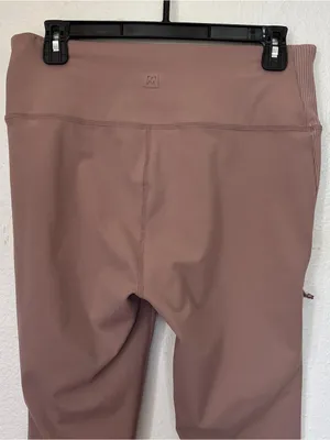 Avalanche Solid Dusty Pink Leggings thumbnail 5