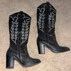 Altar'd State Tall black cowboy boots thumbnail 2