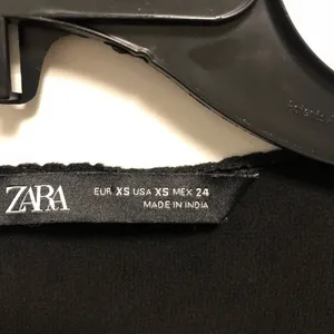 Zara Black Long Sleeve Ruffled Blouse thumbnail 8