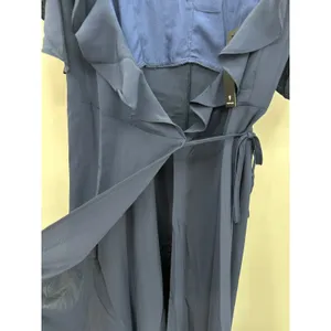 Lulu's Womens Navy Blue Gown Size S Cold Shoulder Wrap‎ Event Party Wedding thumbnail 7