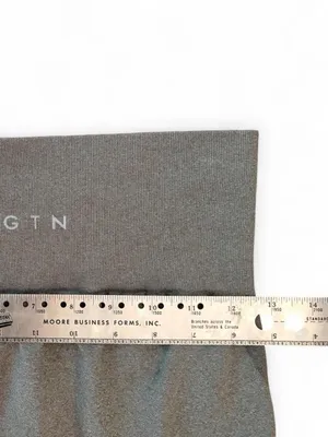 NVGTN Grey Contour High Waisted Seamless Leggings XS thumbnail 3