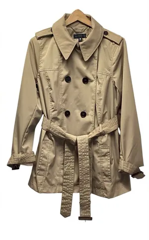 Worthington Vintage Classic camel tan pea coat. Size XL thumbnail 1