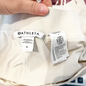 Athleta Brooklyn Pull On Golf Tennis 13.5" Mini Skort Bone Khaki Cream 8 thumbnail 3