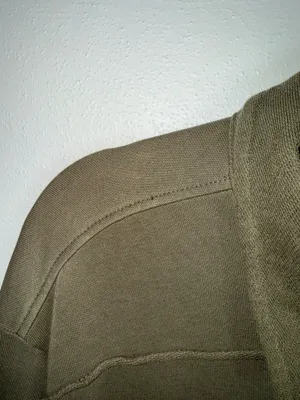 Maurices North Shore Shacket Olive Green Button Front Oversized thumbnail 5
