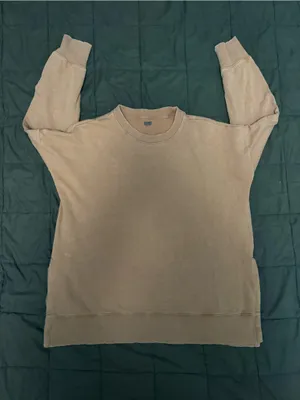 Aerie tan crewneck sweatshirt size large #loungewear #cozy thumbnail 1