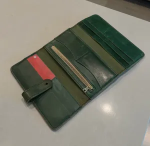Portland Leather Green Wallet thumbnail 2