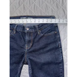 Old Navy Women's‎ Dark Wash Mid Rise Blue Denim Size 6 NWT thumbnail 7