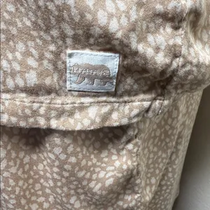 BearPaw 2 piece pajama set button up shorts woman size XL thumbnail 2