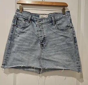 Abercrombie 90s High-Rise Micro Mini Skirt Curve Love thumbnail 1