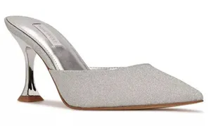 New Nine‎ West Women's Bridal Hott Pointy Toe Dress Mules Size 6.5 thumbnail 1
