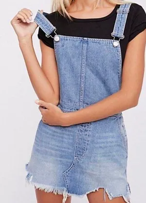 Free People Jean Dress thumbnail 1