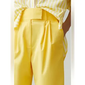 Anthropologie Exquise Barrel-Leg Chino Pants thumbnail 5