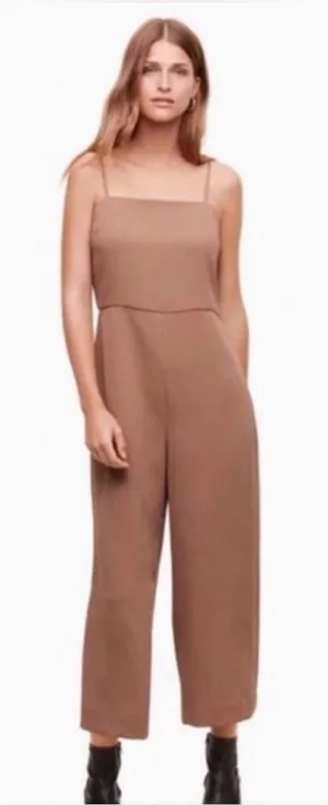 Aritzia Babaton Esteban Brown Jumpsuit 8 thumbnail 1