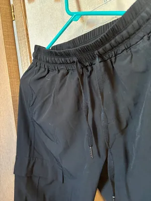 FINAL MARKDOWN Ladies Black Jogger Cargo Pants - Elastic Waist extra small thumbnail 4