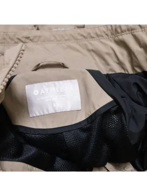 Athleta Open Road Shell Jacket XS Brownstone Beige Utility Water Repellent thumbnail 7