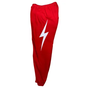 Aviator Nation Bolt Stitch‎ Sweatpants Red Women's Size Medium thumbnail 7