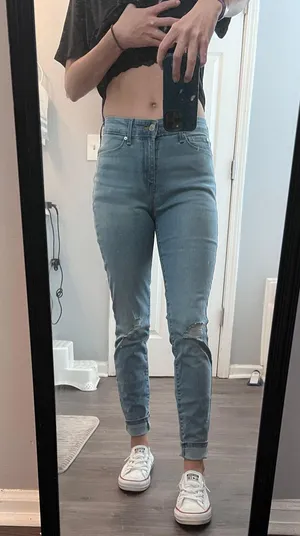High Rise Skinny Jeans thumbnail 1