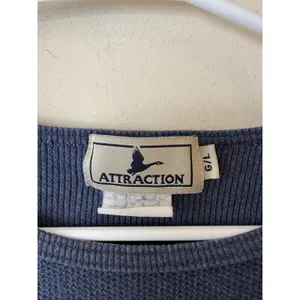 Vintage Attraction Embroidered Leaves Niagara Falls Canada Crewneck Sweatshirt L thumbnail 6