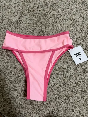 NWT Sienna Swim Bikini Bottom Pink Size XS thumbnail 1