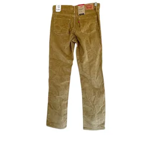 NWT Levi's Women's 314 Shaping Straight Brown Corduroy Jeans 28X30 thumbnail 4