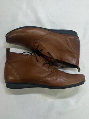 Taos Robin Ankle Brown Leather Lace Up Women’s Shoes Boots Size 8-8.5 EU 39 thumbnail 5