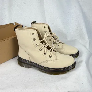 Dr. Martens Charlee Chukka Boots Womens 10 UK 8 Milled‎ Nubuck Parchment Beige thumbnail 8