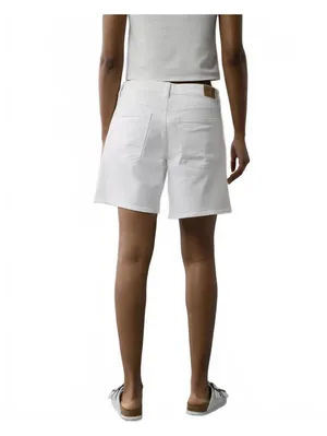 AE 8" Dreamy Drape Stretch Low-Rise Baggy Jort American Eagle NWT White Size 18 thumbnail 3