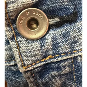 Rag & Bone Suji Denim Skirt Lexi Medium Wash Size 29 Raw Hem thumbnail 2