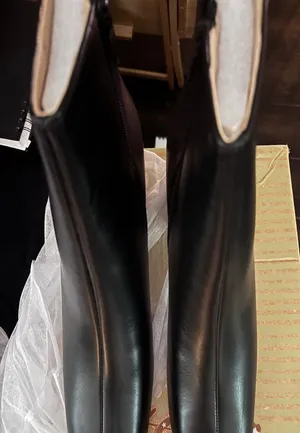 Journee Collection Haylinn Black Square Toe Ankle Boots Tru Comfort Foam thumbnail 1