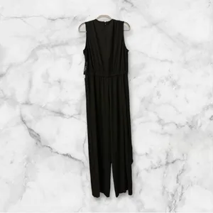 Lulu's Classic Black Sleeveless Jumpsuit thumbnail 3