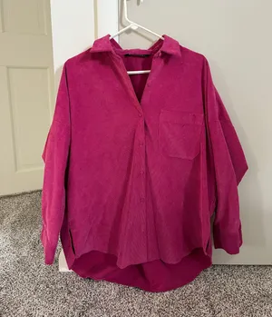 ZARA Corduroy Button Up thumbnail 1