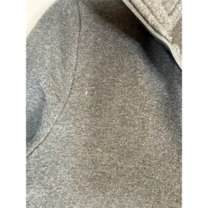 Marley Lilly Pullover Womens XS Heather Gray 1/4 Zip Monogram Initials thumbnail 4