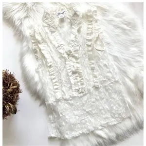 Womens Annabelle Lace Semi-Sheer Sleeveless Sweetheart Top - Sz L thumbnail 2